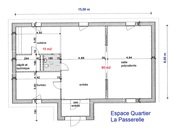 Espace Quartier La Passerelle - Plan